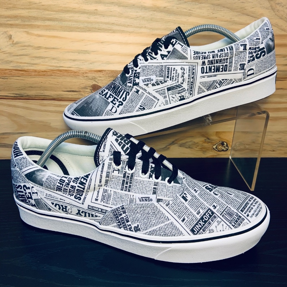 New Vans Harry Potter Daily Prophet Skate Shoes